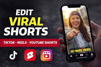 edit youtube shorts, tiktok, reels