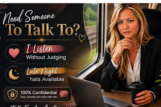 offer warm friendly judgment free sessions to chat