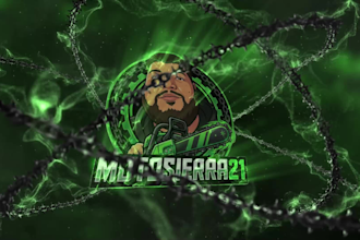 design twitch profile picture or banner for you