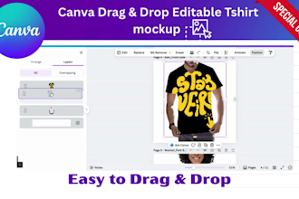 design editable t shirt mockups