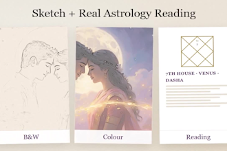 create your soulmate sketch and a real astrology love reading