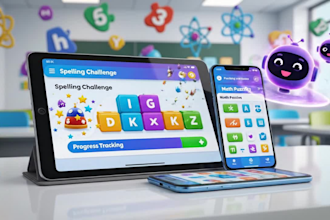 develop a custom educational game app for kids and schools