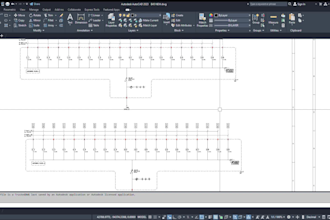 create autocad electrical drawings, sld, panel layout and boq