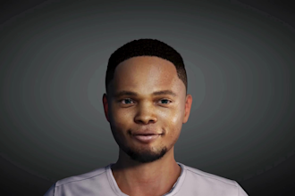 create custom realistic vtuber avatar, 3d vrm avatar for vseeface, animaze, cc4
