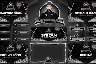 design custom animated twitch stream overlays