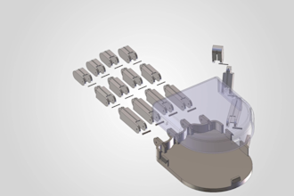design robotic hand with kinematics simulation