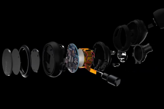 create 3d earbud animation video 3d headset design 3d product video ads