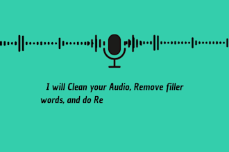 do forensic audio cleanup, remove noise fix, repair, restore audio