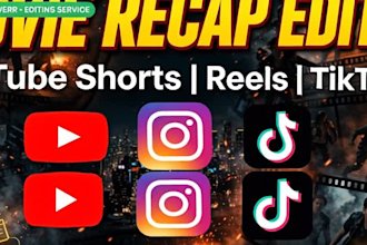 edit viral movie recap videos and movie explanation shorts