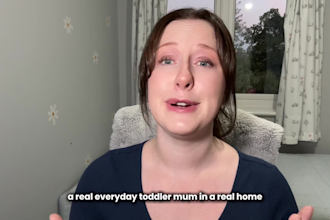 create an engaging british UK female ugc video ad