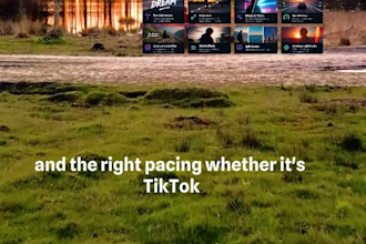 create viral reels and tiktok edits with trending captions