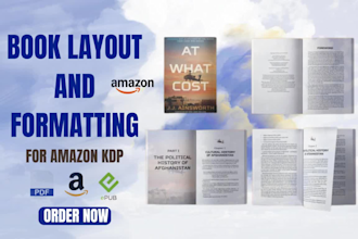 do kdp book formatting and layout design