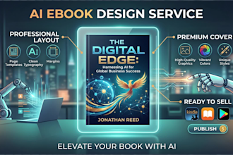 write and design a professional ebook using ai and canva