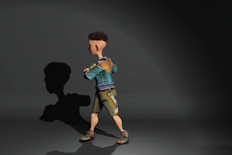create a stylized character