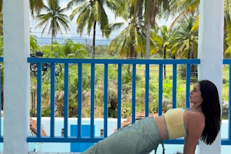 create ugc ads with tropical backdrops