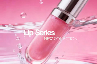 luxury cosmetic video animation for lip gloss
