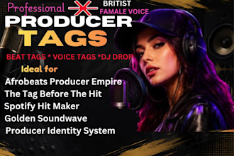 do producer tags dj drop radio sweeper female voice afrobeat mixtape intro