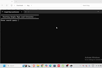 build a custom python web scraper or browser automation script