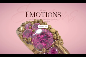 3d interactive wix studio website design wix studio animated 3d website shopify