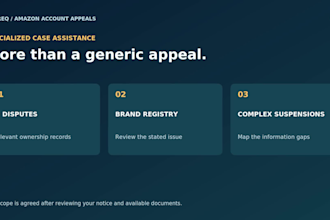 help with seller account suspension and reinstatement appeals