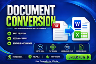 convert PDF to word, PDF to excel, copy paste and file conversion