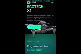 create stunning 3d scroll animation landing page with gsap