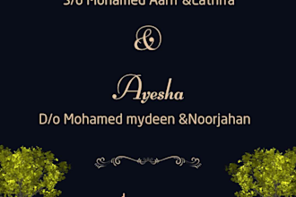 design beautiful wedding invitation card