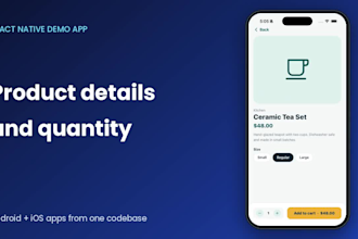 develop your react native mobile app for android and ios