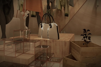 create photorealistic interior rendering for your retail store