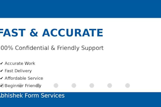 fill online forms and do accurate data entry