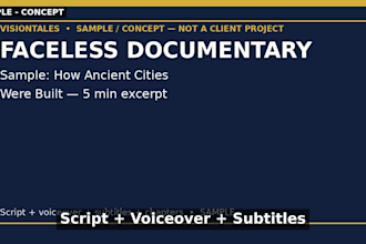 create faceless youtube videos with script voiceover and subtitles