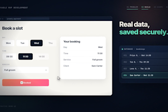 be your lovable dev to build a lovable website or mvp web app