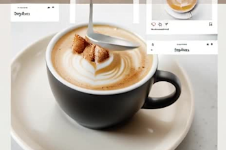 design aesthetic instagram posts for cafes and restaurants