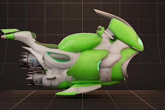 3d model scifi vehicles
