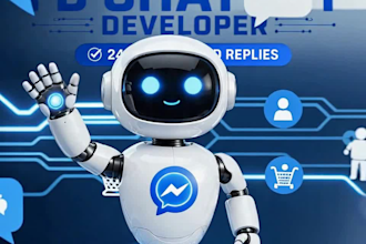 setup automated facebook chatbot and ai chat bot for your business
