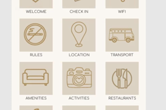 create airbnb welcome book, vacation rental guest guide, house manual