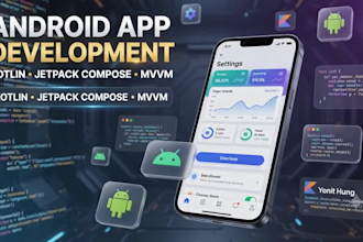 develop cross platform mobile app using flutter and dart