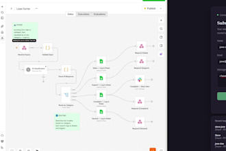 build an n8n ai lead router with CRM sync and slack alerts