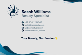 design elegant minimalist business card and stationery