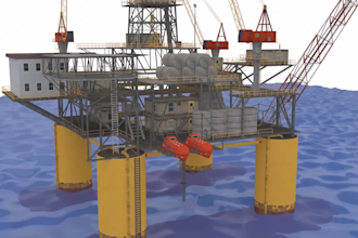 create industrial 3d explainer video for oil and gas, energy engineering process
