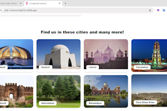 develop a responsive react frontend website