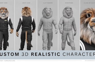 do 3d character sculpting for games 3d printing and film