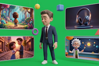 3d pixar style ai animation video 3d ai cartoon video animation for youtube