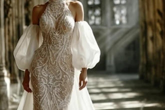 ai model transfer for wedding dress brands