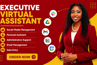 executive personal virtual assistant social media administrative assistant adhd