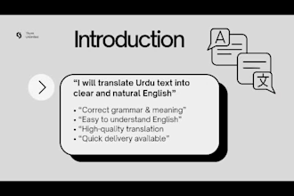 translate urdu to english and english to urdu manually