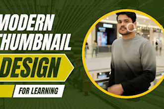 design clickable youtube thumbnail fast