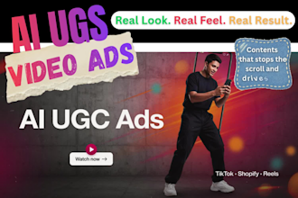 create realistic ai ugc video ads for tiktok, shopify and social media