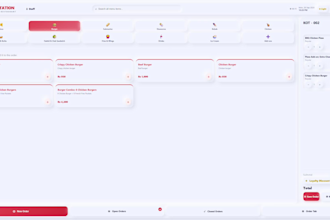 custom restaurant pos web application