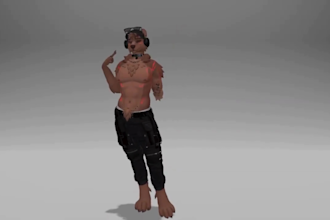 create 3d vrchat furry avatar fursona 3d vtuber model sfw vrc furry nsfw avatar